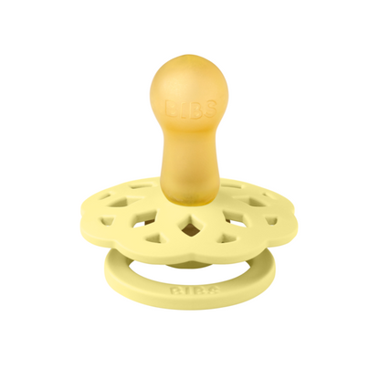 BIBS - Suzeta Boheme Latex, tetina rotunda, 6 luni +-Sunshine