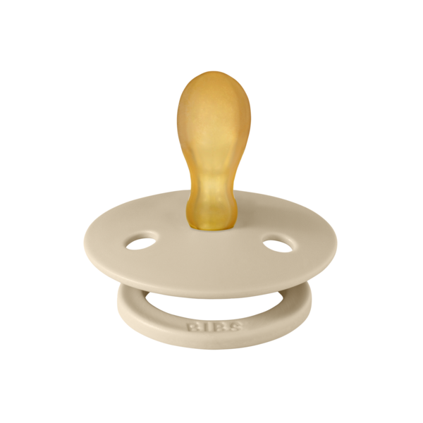 BIBS - Suzeta Colour Latex, tetina simetrica, 6 luni +-Vanilla