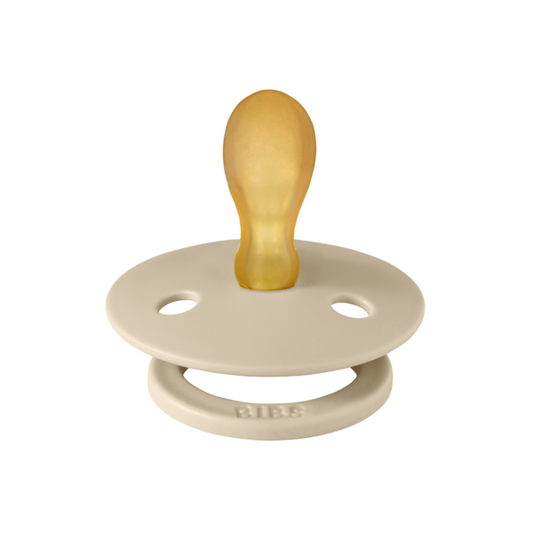 BIBS - Suzeta Colour Latex, tetina simetrica, 6 luni +-Vanilla