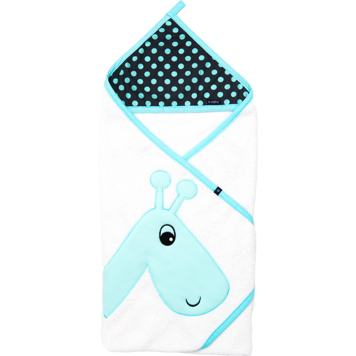 Prosop de baie cu broderie Girafa 100x100 Womar Zaffiro AN-ZG-100