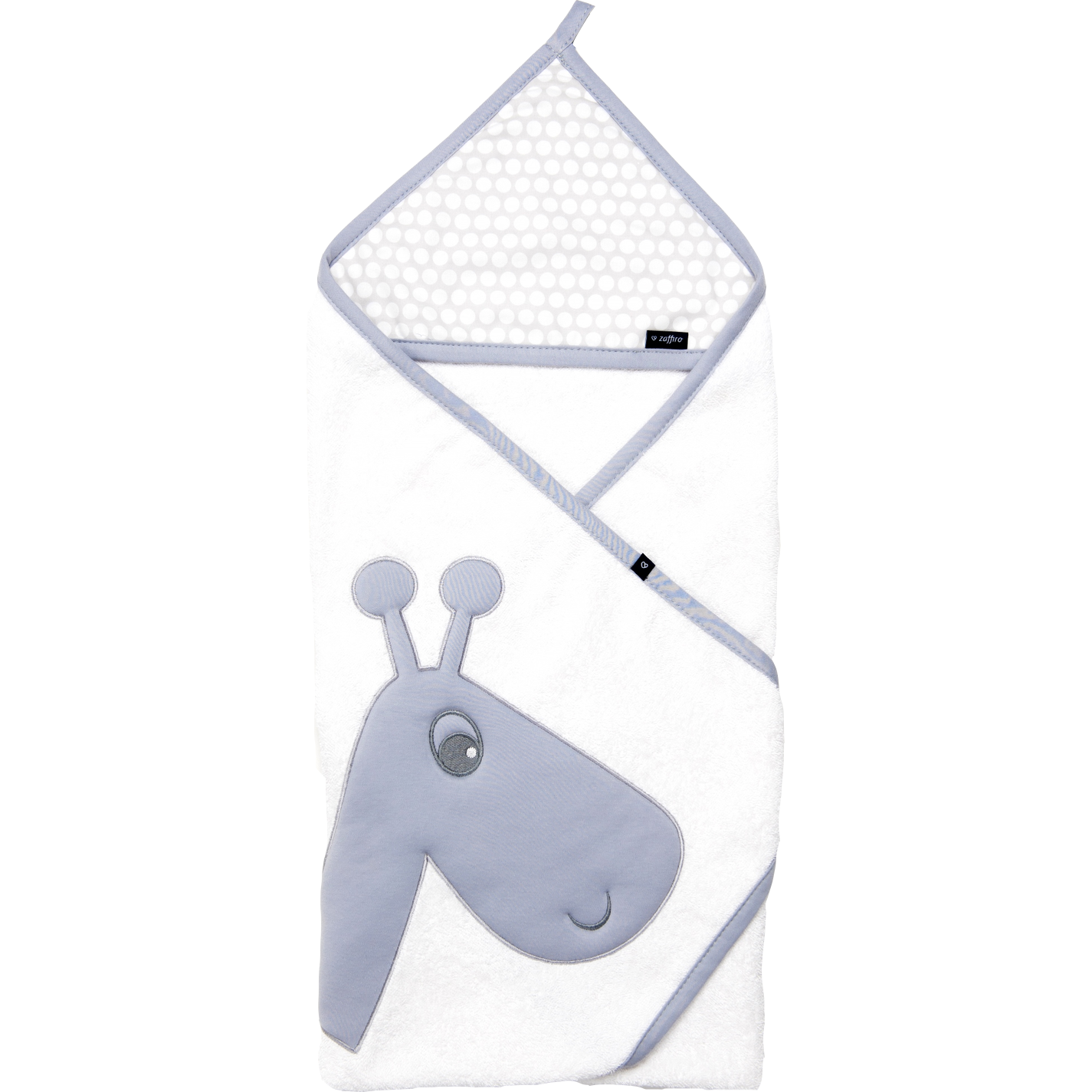 Prosop de baie cu broderie Girafa 100x100 Womar Zaffiro AN-ZG-100