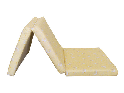 Saltea Pliabila Spuma Poliuretanica 120x60x5 cm - Galbena