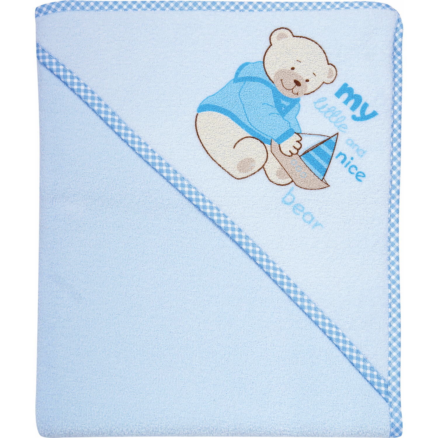 Prosop de baie cu gluga Terry 100 x 100 Womar Zaffiro AN-TR-100