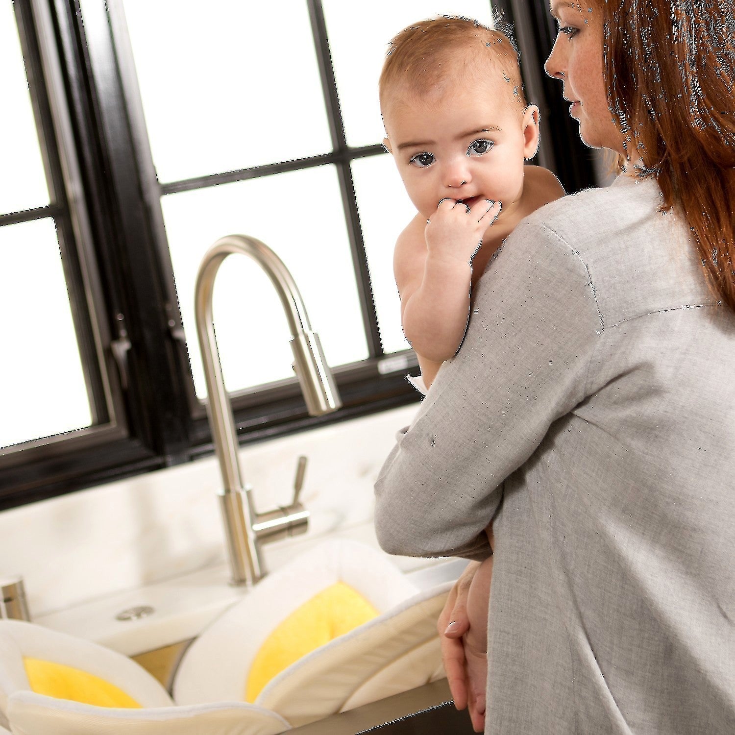 Cadita de plush si salteluta de joaca Lotus BloomingBath BB105L