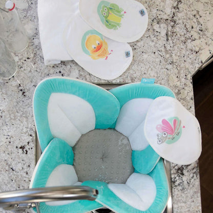 Cadita de plush si salteluta de joaca Lotus BloomingBath BB105L