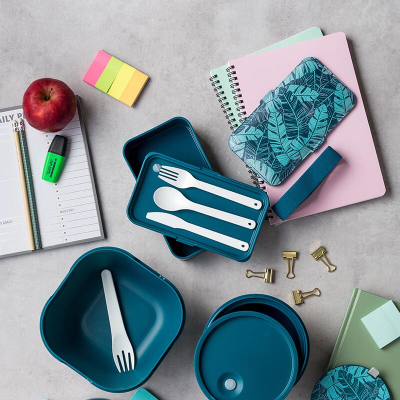 Lunchbox Nava We care 650ml albastru