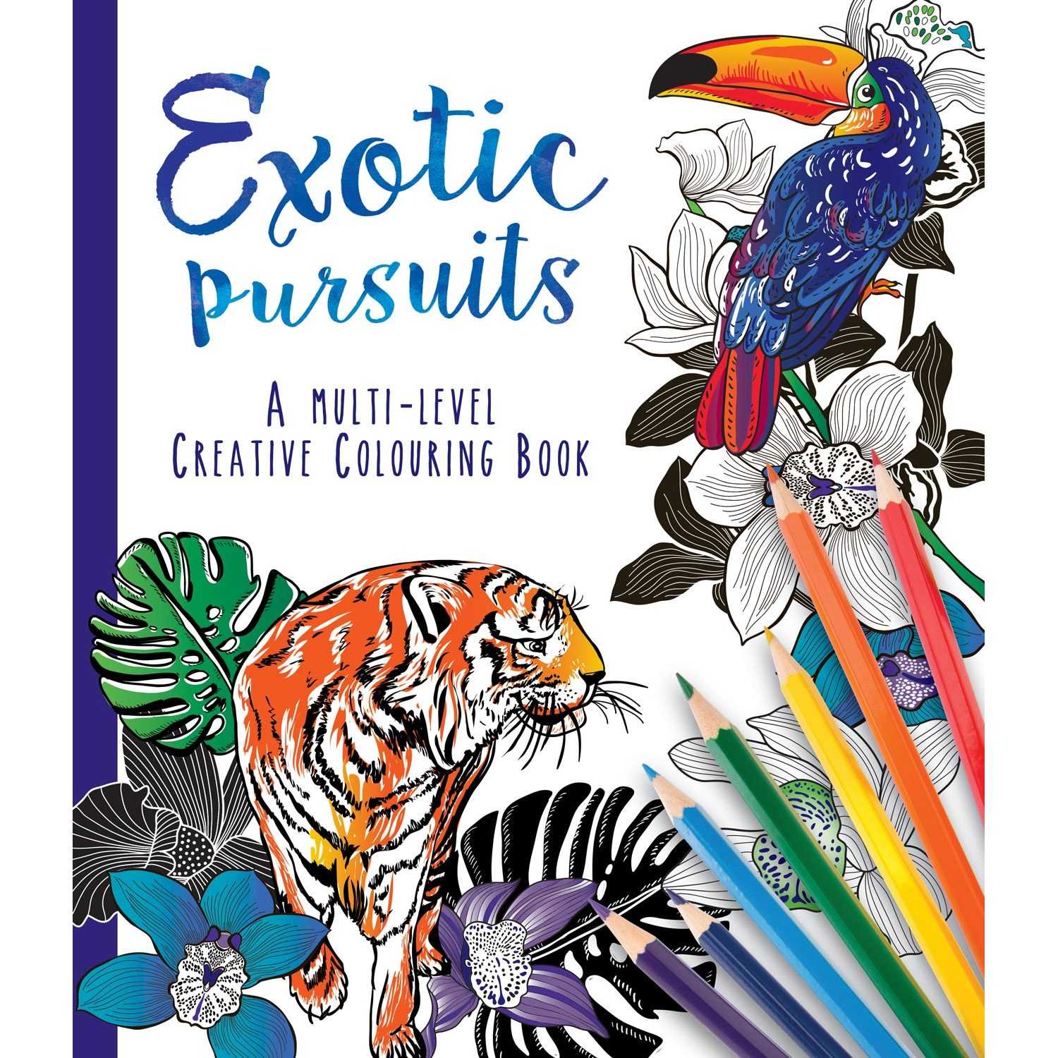 Carte de colorat Multi Level Exotic Pursuits Alligator AB3414MLECB