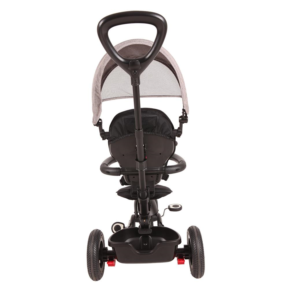 Tricicleta cu roti de cauciuc Qplay Rito Rubber Rosu