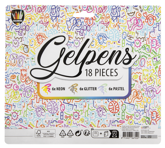 Set 18 pixuri cu gel