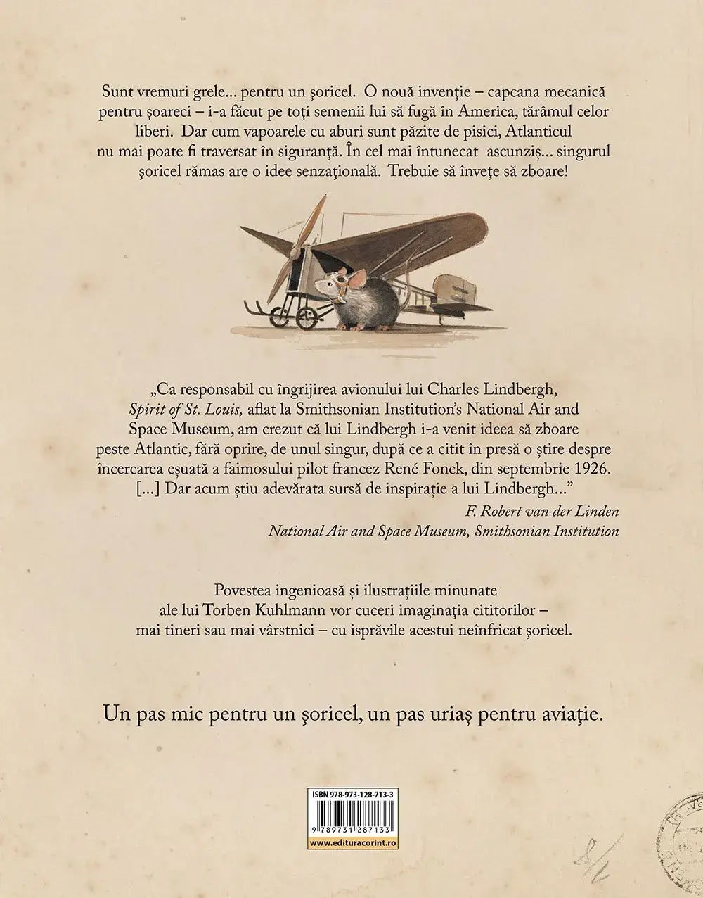 Lindbergh. Povestea unui soricel zburator