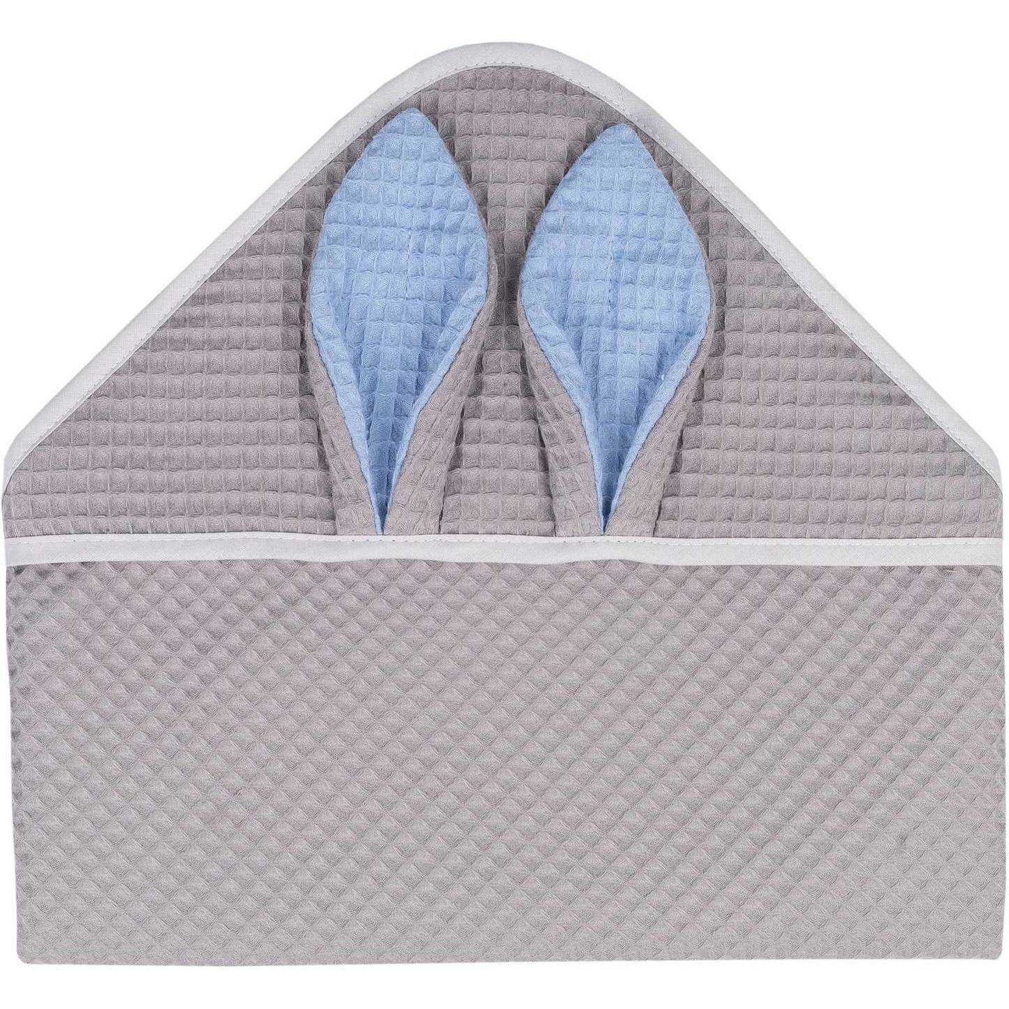 Prosop de baie cu gluga Waffle Bunny 80x80 cm Infantilo IF2511