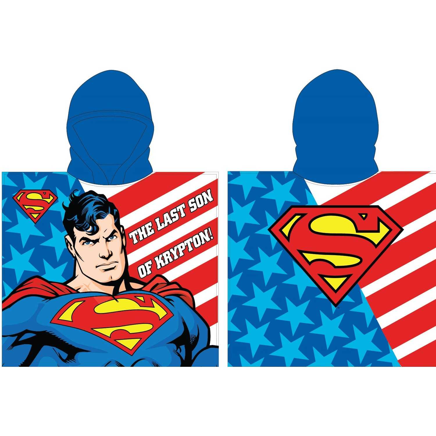 Poncho cu gluga Superman 55x110 cm EPLUSM EPMSUP5246275