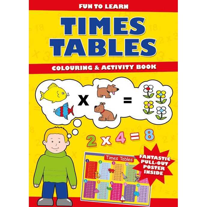 Carte de activitati Tabla Inmultirii Alligator AB1536TTBK