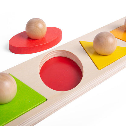 Tablita din lemn - Potriveste formele