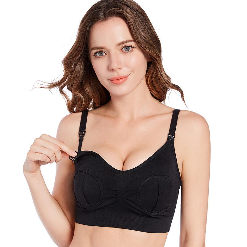 Sutien 2 in1 - Alaptare si sustinere pompa san (negru)