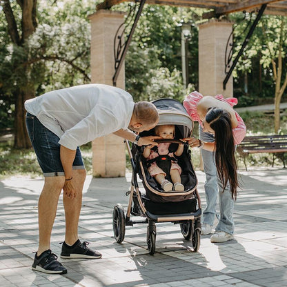 Carucior transformabil 3in1 Coccolle Melora Diamond black