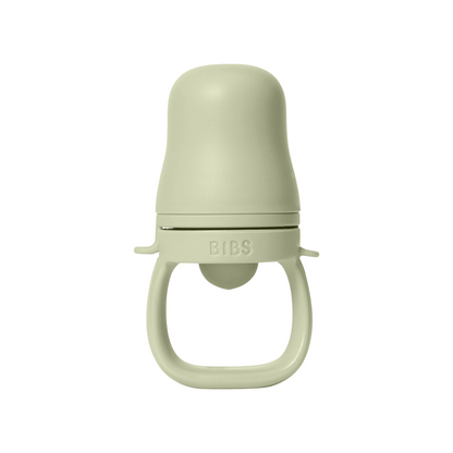 BIBS - Dispozitiv de hranire Baby Feeder cu 2 tetine din silicon, Sage