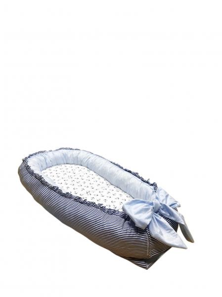 Cuib-Baby Nest My Kids Ancora Blue