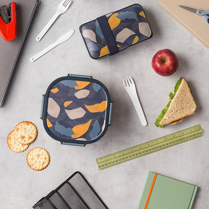 Lunchbox Nava We care 650ml albastru