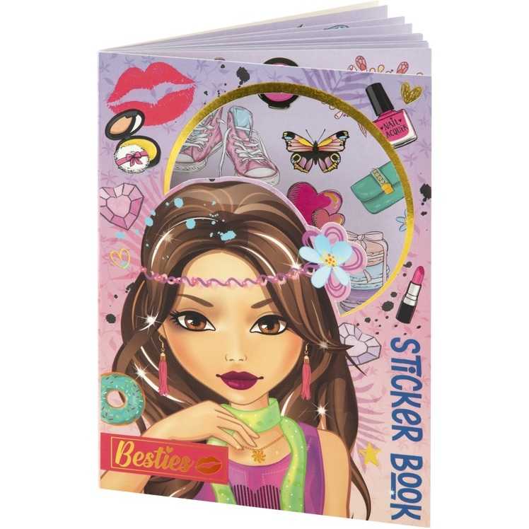 Carte cu autocolante 8 pagini A5 Besties Grafix GR140002