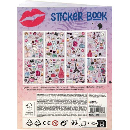 Carte cu autocolante 8 pagini A5 Besties Grafix GR140002