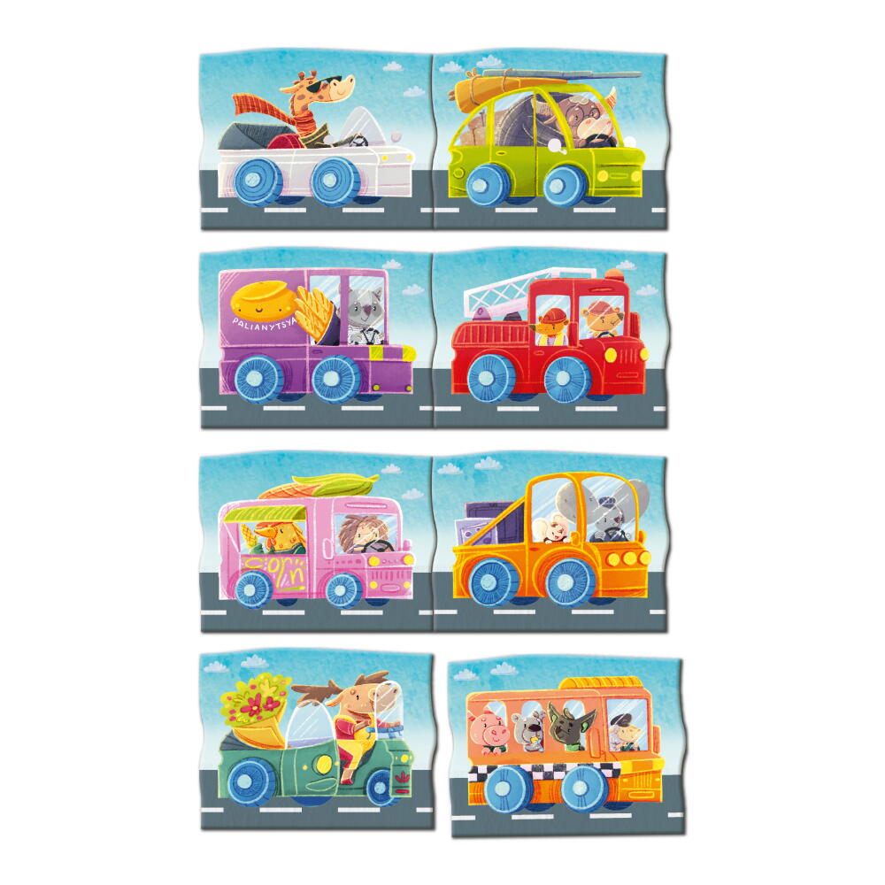 Set magnetic - Calatorie cu masina