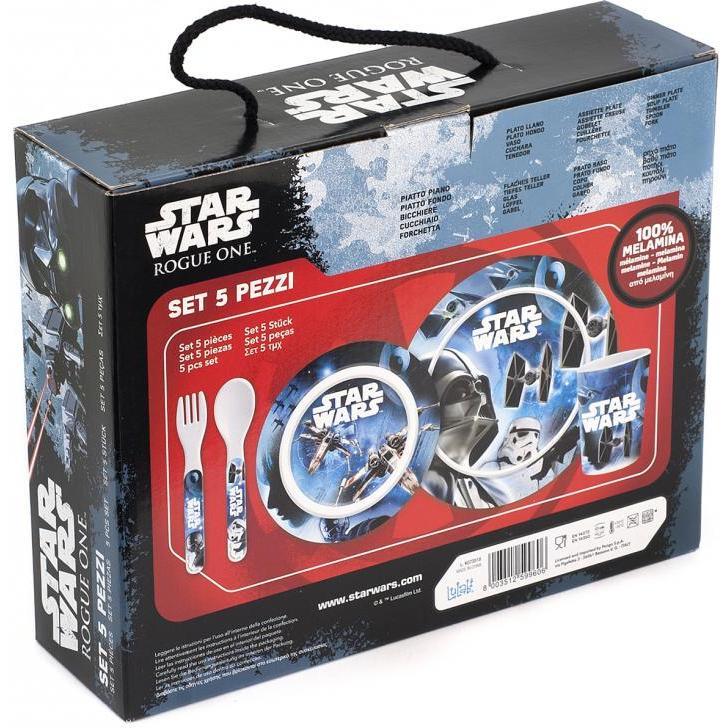 Set pentru masa melamina 5 piese Star Wars Rogue One Lulabi 8330500