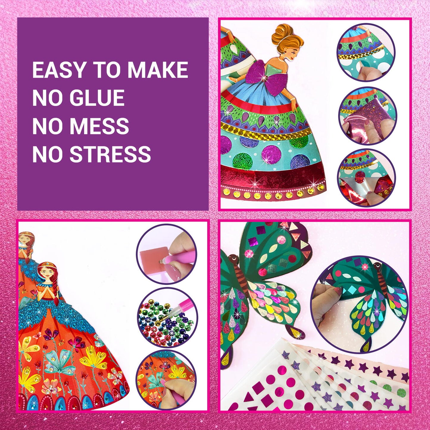 Set creativ 3 in 1 - Magie sclipitoare