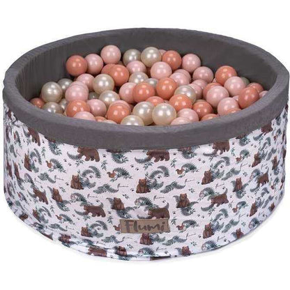 Set 200 Bile din Plastic Colorate, 7 cm Flumi FM3302911