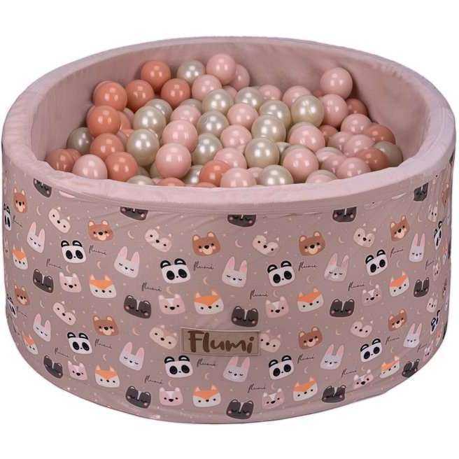 Set 200 Bile din Plastic Colorate, 7 cm Flumi FM3302911