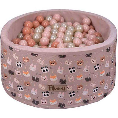 Set 200 Bile din Plastic Colorate, 7 cm Flumi FM3302911