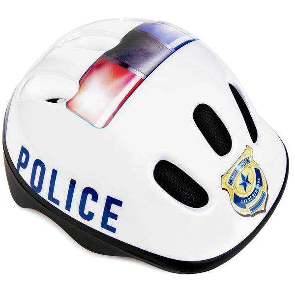 Scaun bicicleta copii SafeFront Deluxe,  Pozitie montare Centru, 15 Kg si Casca Protectie XS 44-48 Police WeeRide WR10SKPL