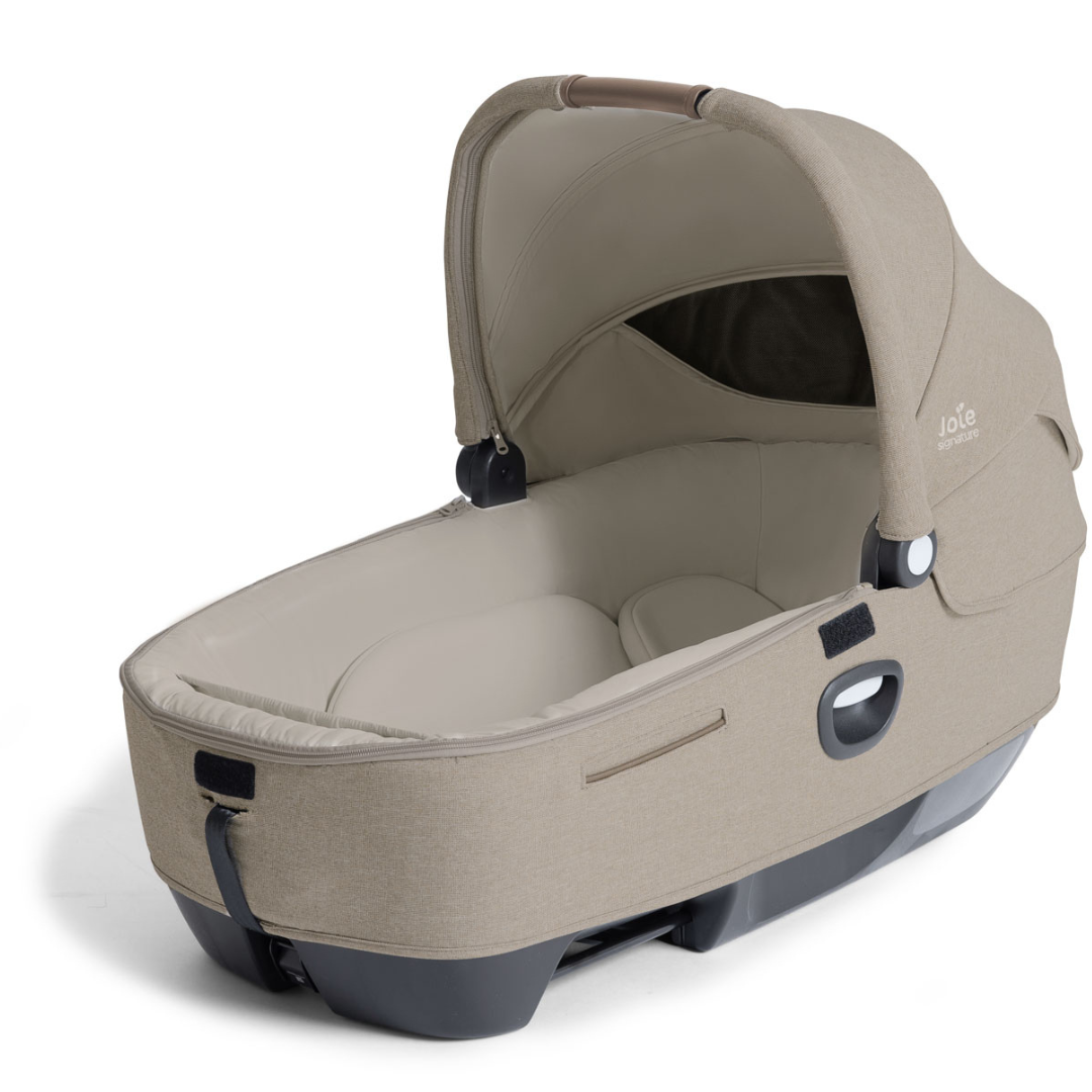 Joie - Landou auto Calmi R129 Signature Sandstone, 40-70 cm, testat ADAC si certificat R129