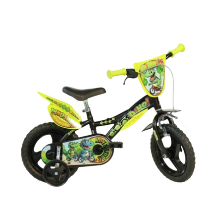 Bicicleta copii 12'' Aventurile dinozaurului