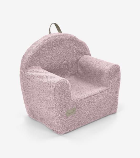 Fotoliu copii Klups Boucle Pink 