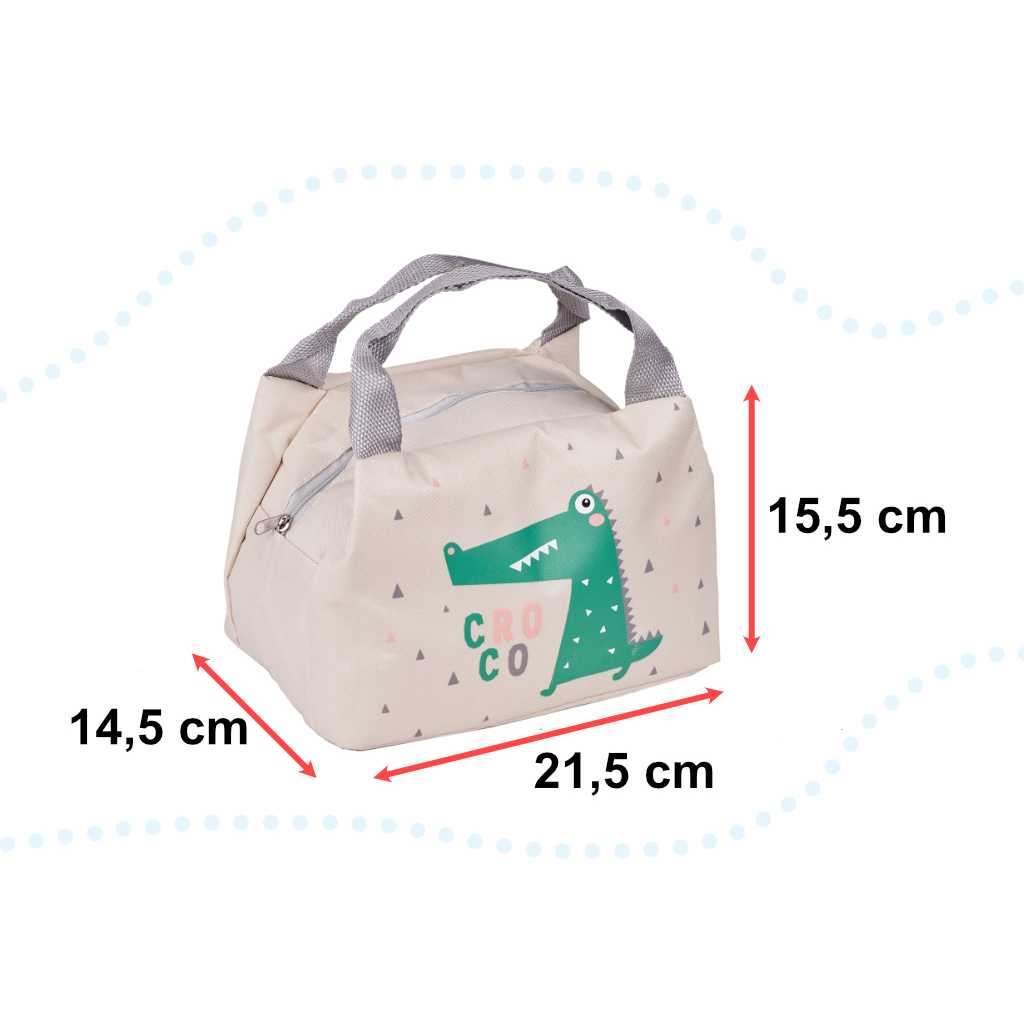 Geanta termoizolanta 21,5 cm x 14,5 cm x 15,5 cm Ikonka IK2998