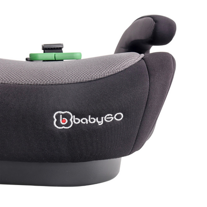 BabyGo - Scaun auto booster Bursa IV Black, 125-150 cm, certificat R129