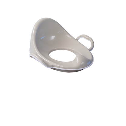 Reductor toaleta anitderapant cu spatar - Bej