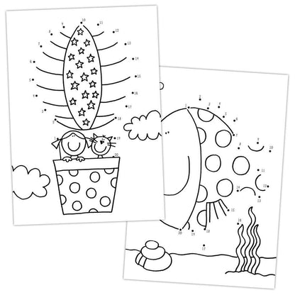 Carte de colorat Dot to Dot