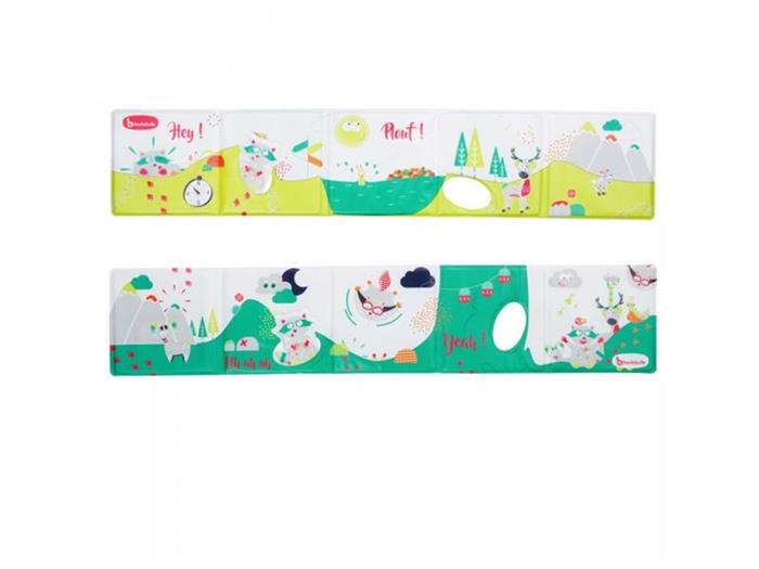 Badabulle - Carticica multicolora pt baita cu personaj inclus