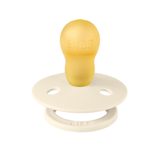 BIBS - Suzeta Colour Latex, tetina rotunda, 18+ luni, ambalaj premium