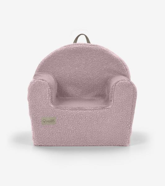 Fotoliu copii Klups Boucle Pink 