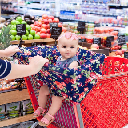 Husa multifunctionala 4 in 1- Esarfa alaptare, husa pentru cosulet auto, cos cumparaturi si scaun de masa Bambinice BN002