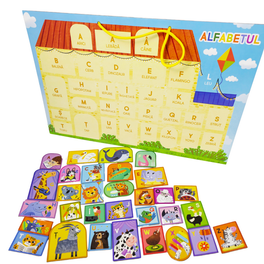 Tablita magnetica cu alfabetul ( limba romana)