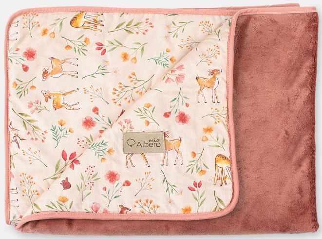 Patura plusata pentru copii Klups Flowers F001