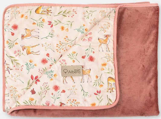 Patura plusata pentru copii Klups Flowers F001