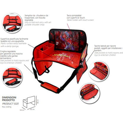 Masuta calatorii cu suport pentru Tableta Spiderman TataWay CZ10642