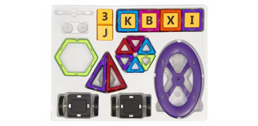 Joc de constructie magnetic - 98 piese