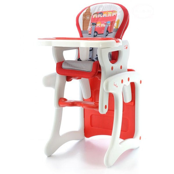 Scaun de masa multifunctional EURObaby HB-GYO1 - Rosu