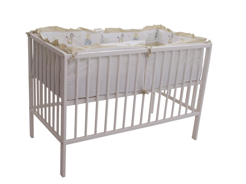 Lenjerie MyKids Teddy Play Bej 4+1 Piese M2 120x60